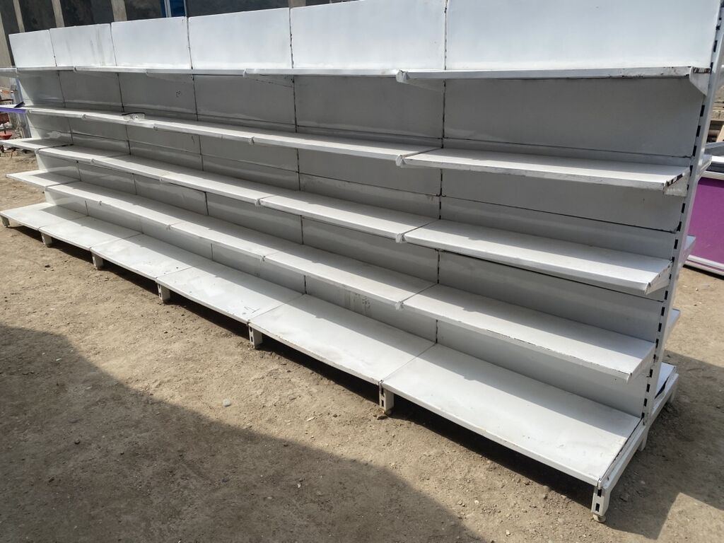 Mağaza vitrin rəfi – metal, modul tipli - Material: möhkəm metal — Mallar, Bakı