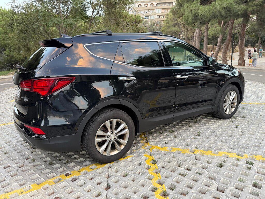 Hyundai Santa Fe, 2.0 L, 2017 il, 94 150 km — Avtomobillər, Bakı (9)