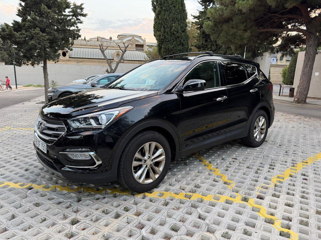 Hyundai Santa Fe, 2.0 L, 2017 il, 94 150 km — Avtomobillər, Bakı (5)