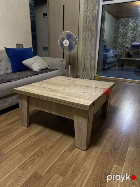 Kvadrat masa, Transformer, Təkərsiz, Teksturalı laminat