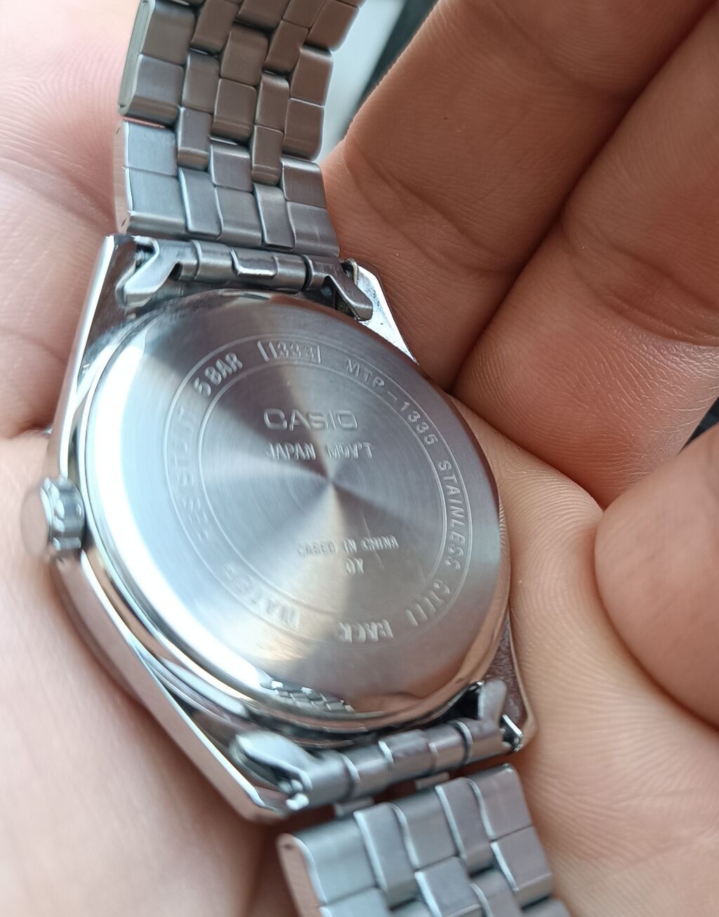 Casio kişi qol saatı - Model: MTP seriyası (arxa qapaqda MTP-1383 — Qol saatları, Bakı (4)