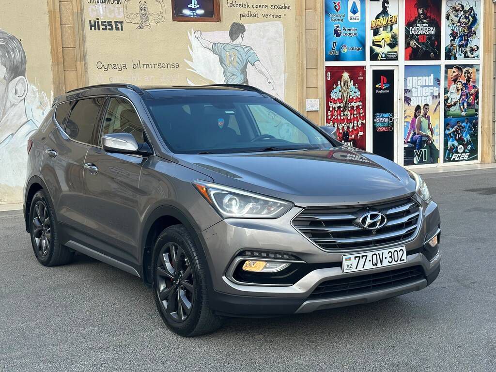 Hyundai Santa Fe, 2.0 L, 2017 il, 136 000 km — Avtomobillər, Bakı (10)