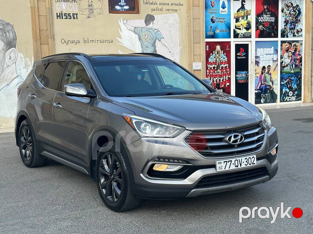 Hyundai Santa Fe, 2.0 L, 2017 il, 136 000 km — Avtomobillər, Bakı (10)