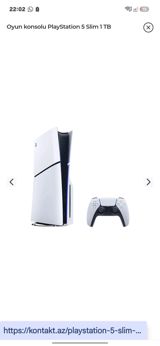 Oyun konsolu PlayStation 5 Slim – 1 TB - Model: PlayStation 5 Slim — Elektronika
