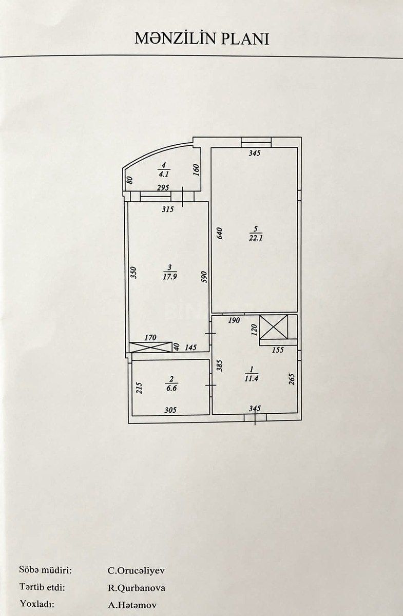 Satılır 2 otaqlı yeni tikili 64 m² — Mənzil, Bakı (6)