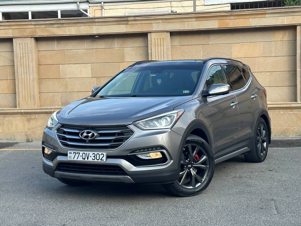 Hyundai Santa Fe, 2.0 L, 2017 il, 136 000 km — Avtomobillər, Bakı