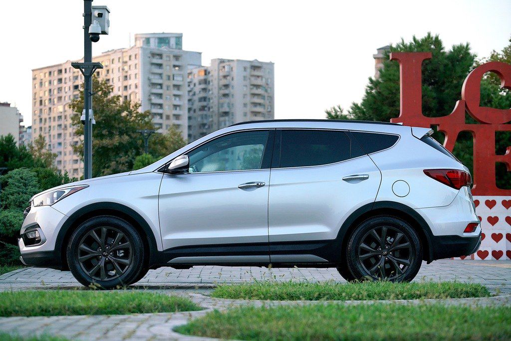 Hyundai Santa Fe, 2.0 L, 2017 il, 65 000 km — Avtomobillər, Bakı (9)