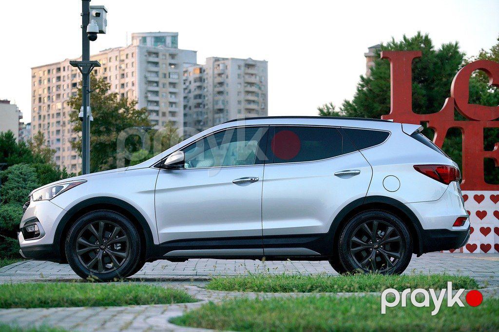 Hyundai Santa Fe, 2.0 L, 2017 il, 65 000 km — Avtomobillər, Bakı (9)