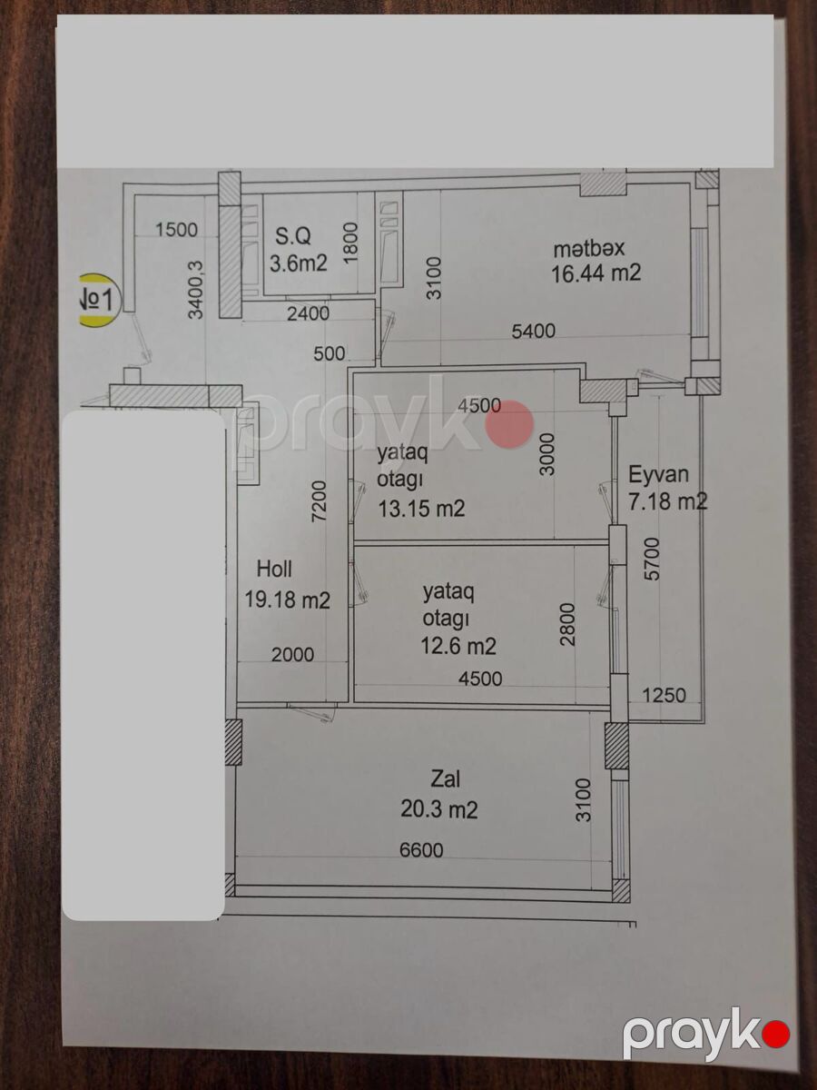 Satılır 3 otaqlı yeni tikili 109 m² — Mənzil, Bakı (2)