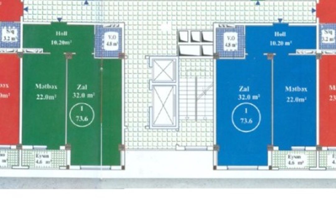 Satılır 2 otaqlı yeni tikili 74 m² — Mənzil, Bakı (3)