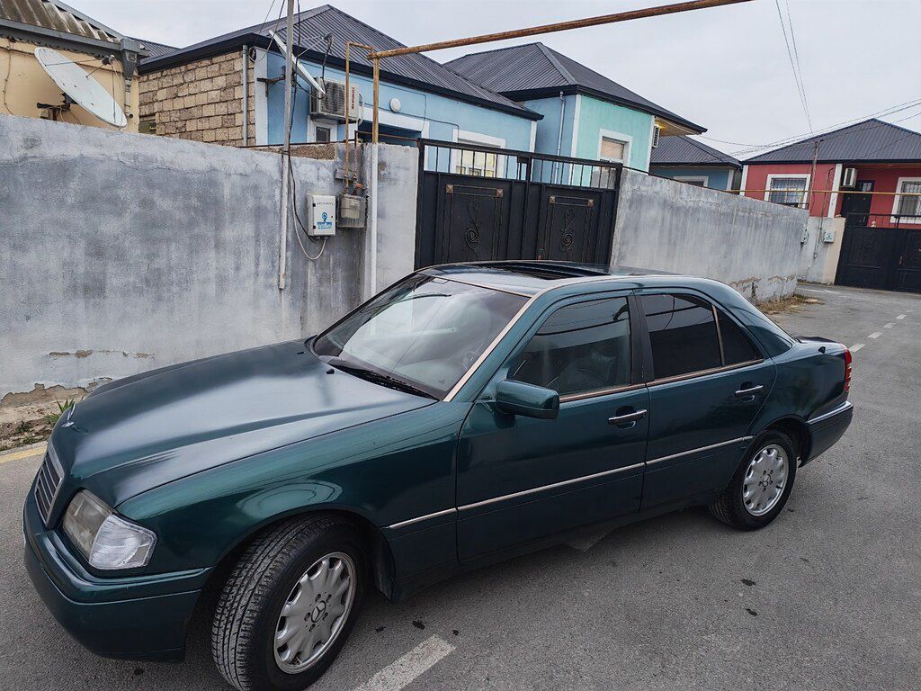 Mercedes C 180, 1.8 L, 1995 il, 352 000 km — Avtomobillər, Bakı (7)