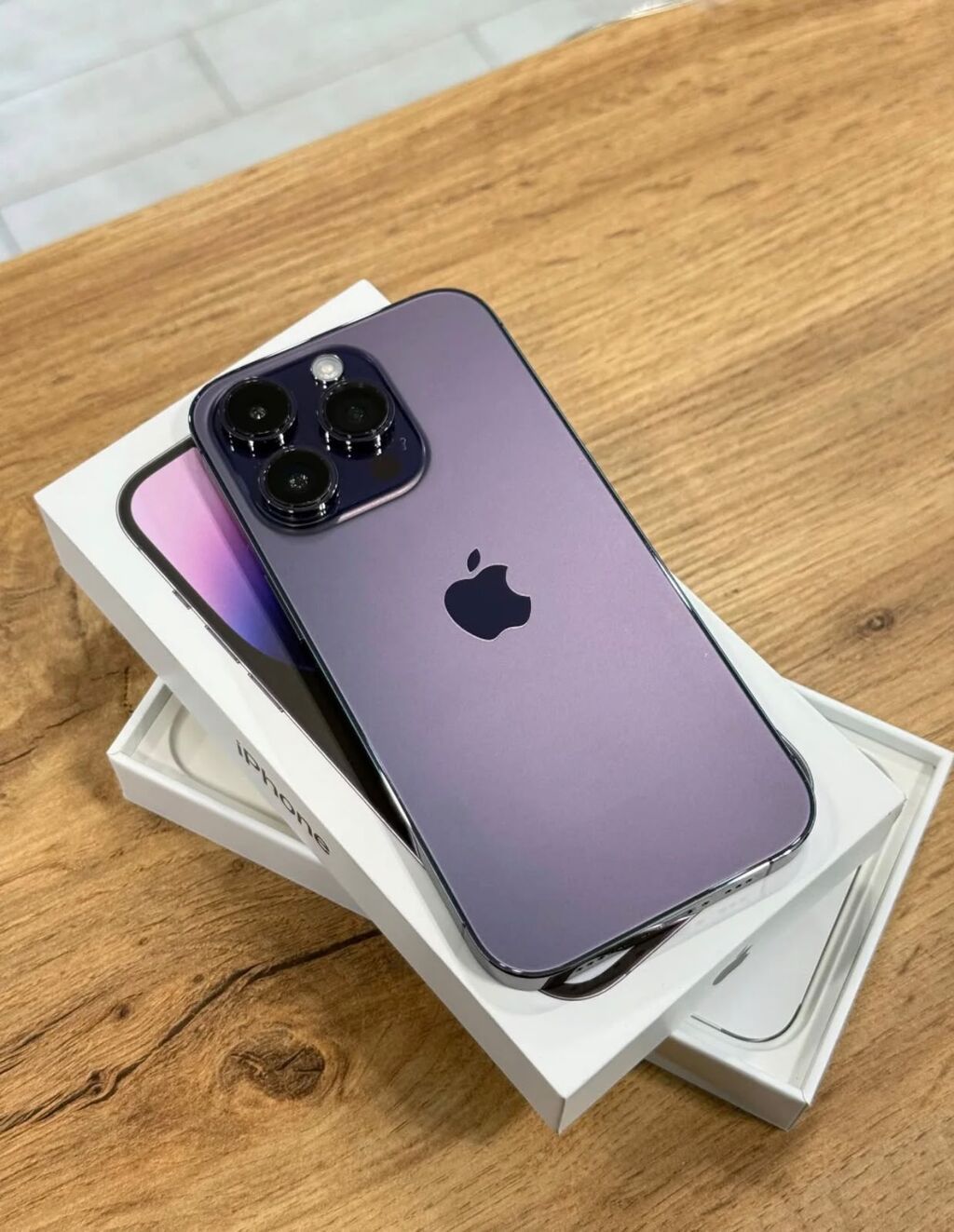IPhone 14 Pro, 256 GB, Deep Purple, Zəmanət, Simsiz şarj, Face ID — Apple iPhone, Digah