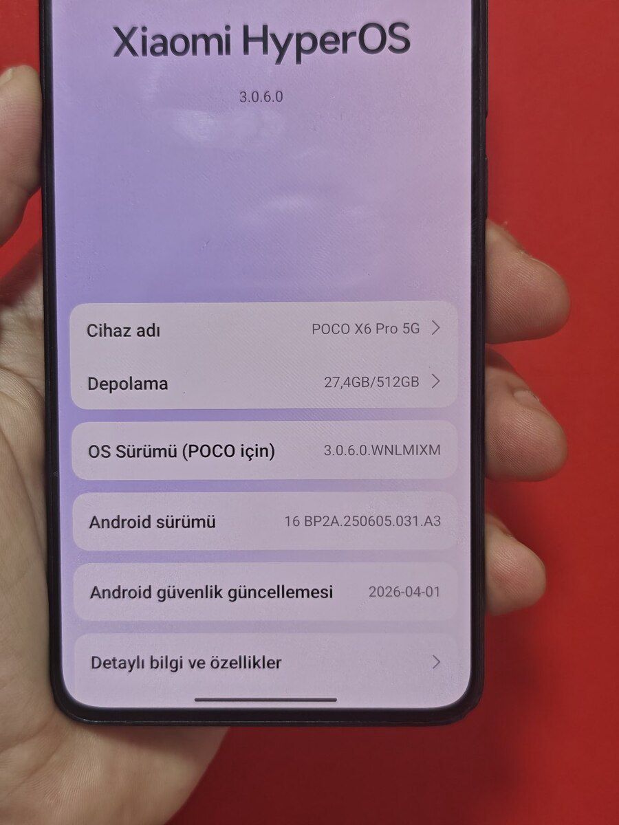 Xiaomi Poco X6 Pro Black 512GB/12GB — Smartfonlar, Bakı (3)