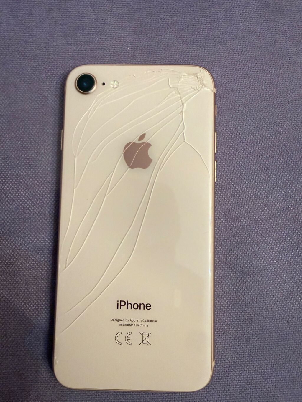 IPhone 8, Rose Gold, Qırıq — Apple iPhone, Bakı (3)