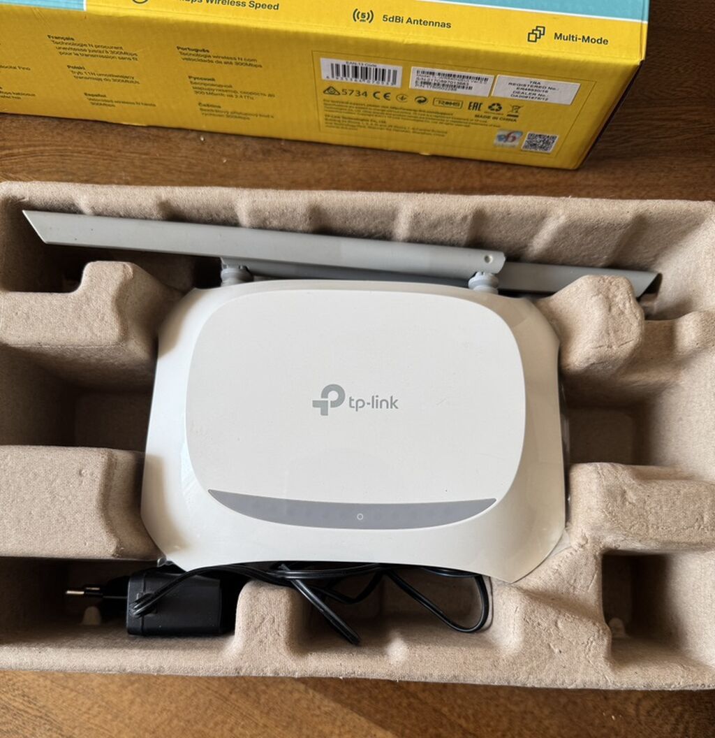TP-Link TL-WR840N Wi‑Fi router - Simsiz sürət: 300 Mbps (Wireless N — Elektronika, Bakı (2)