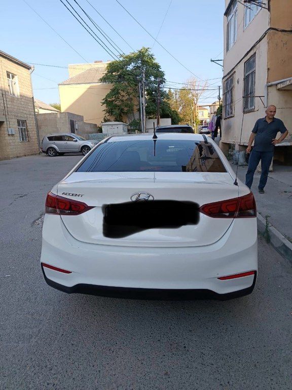 Hyundai Accent, 1.6 L, 2019 il, 152 000 km — Avtomobillər, Bakı (2)