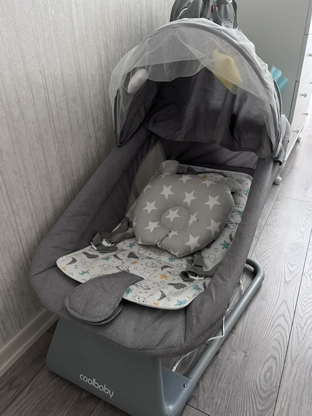 Coolbaby uşaq beşiyi/elektrik yelləncəyi Tezedir az islenib pul — Mebel, Xırdalan