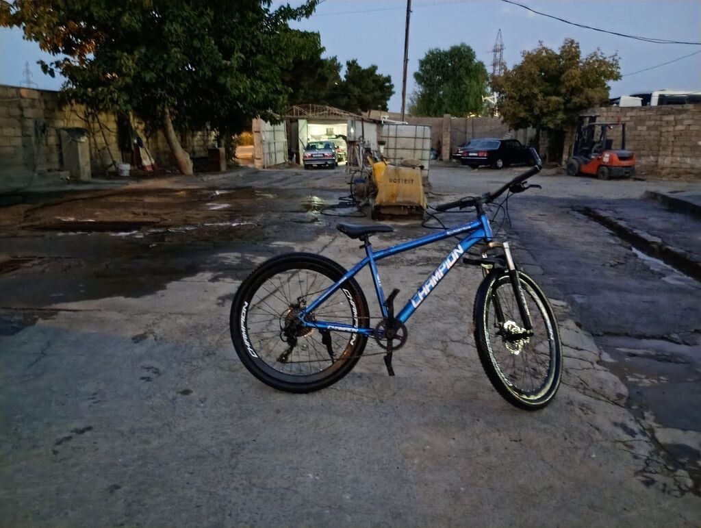 Şəhər və yüngül off-road üçün dağ velosipedi - Rəng: mavi metalik — Dağ velosipedləri, Sumqayıt (6)