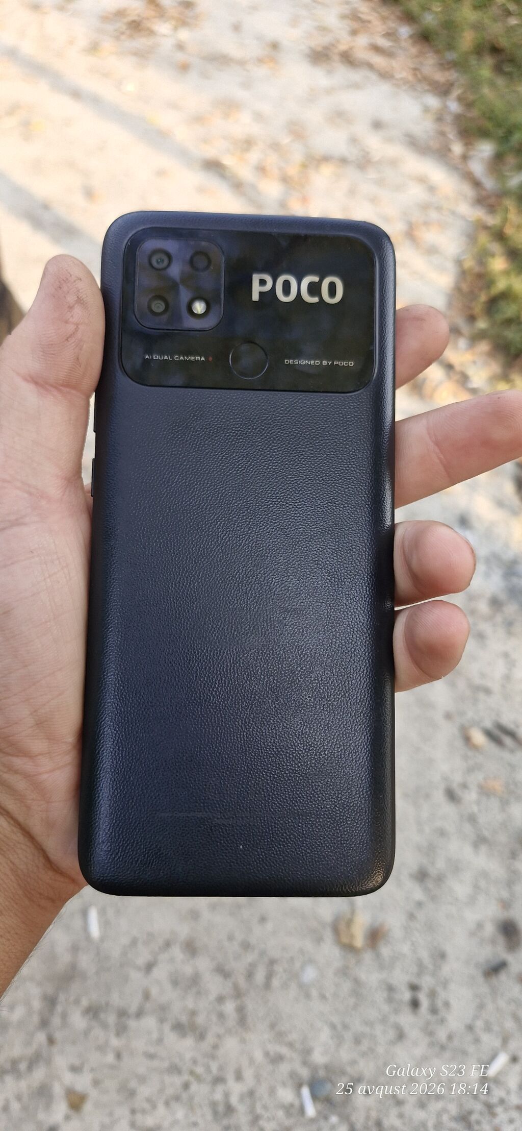 Poco C40, 64 GB, rəng - Qara, Barmaq izi — Elektronika, İsmayıllı (2)