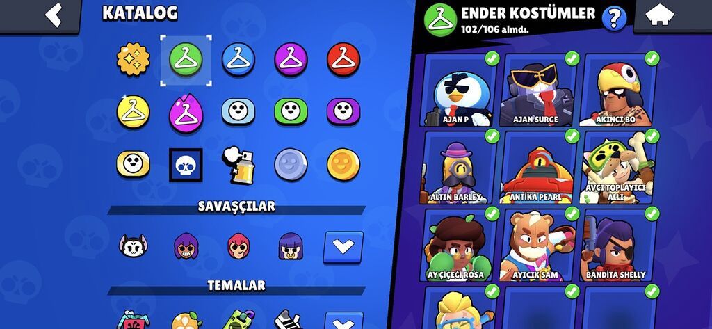 Brawl Stars hesabı – yüksək səviyyəli və dolu kontent - Kupa: 110118+ — Aksesuarlar, Qobu (4)