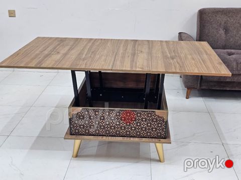 Transformer masa – çoxfunksiyalı model - Ölçü: 80 x 90 sm - Üst hissə