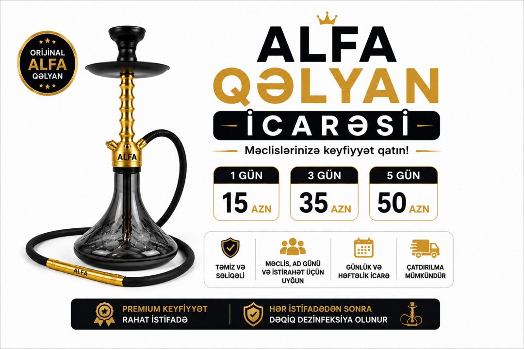 Qəlyan icarəsi — Xidmətlər, Bakı