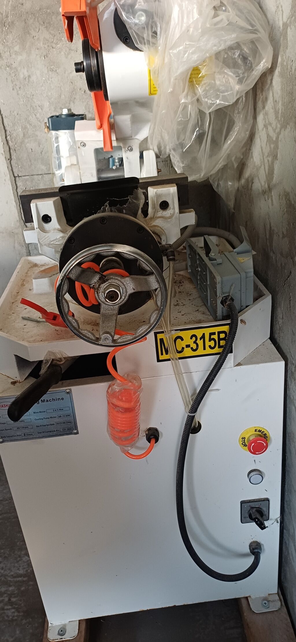 Sənaye tipli metal kəsmə dəzgahı – dairəvi diskli mişar (model — Mallar, Şamaxı (5)