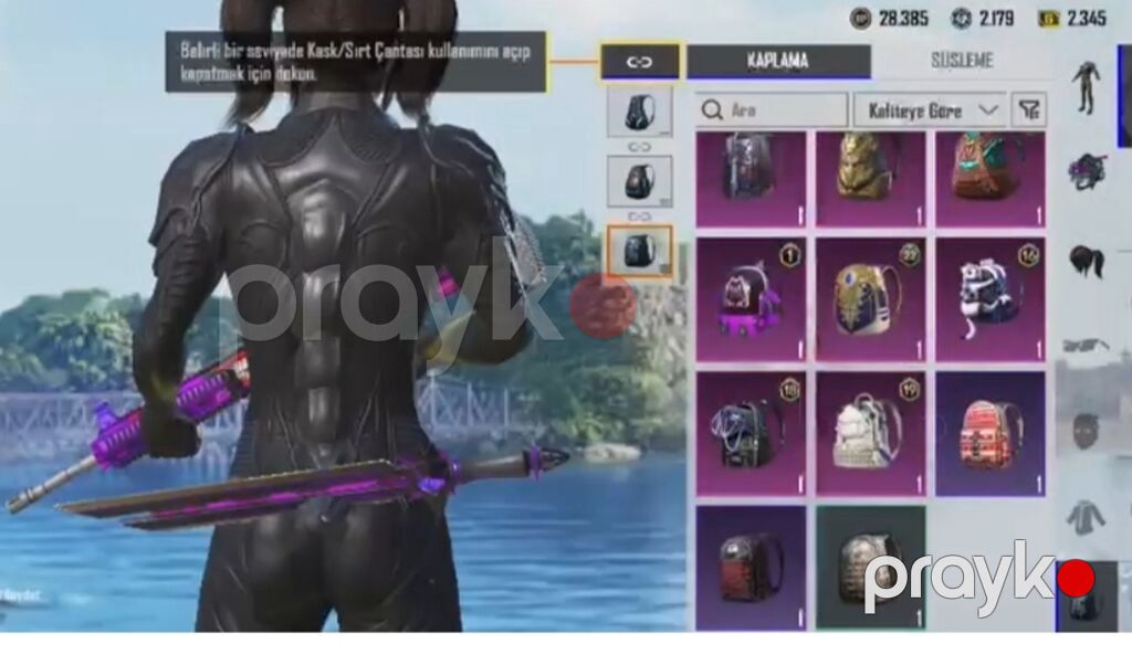 Pubg Mobile hesabı – zəngin inventar və nadir kosmetiklər - Silah — Şəxsi əşyalar, Xaçmaz (2)