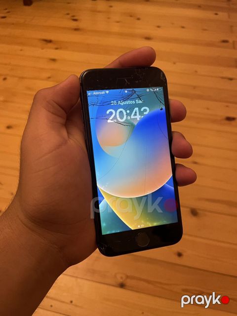 IPhone 8, 64 GB, Jet Black, Barmaq izi, Simsiz şarj