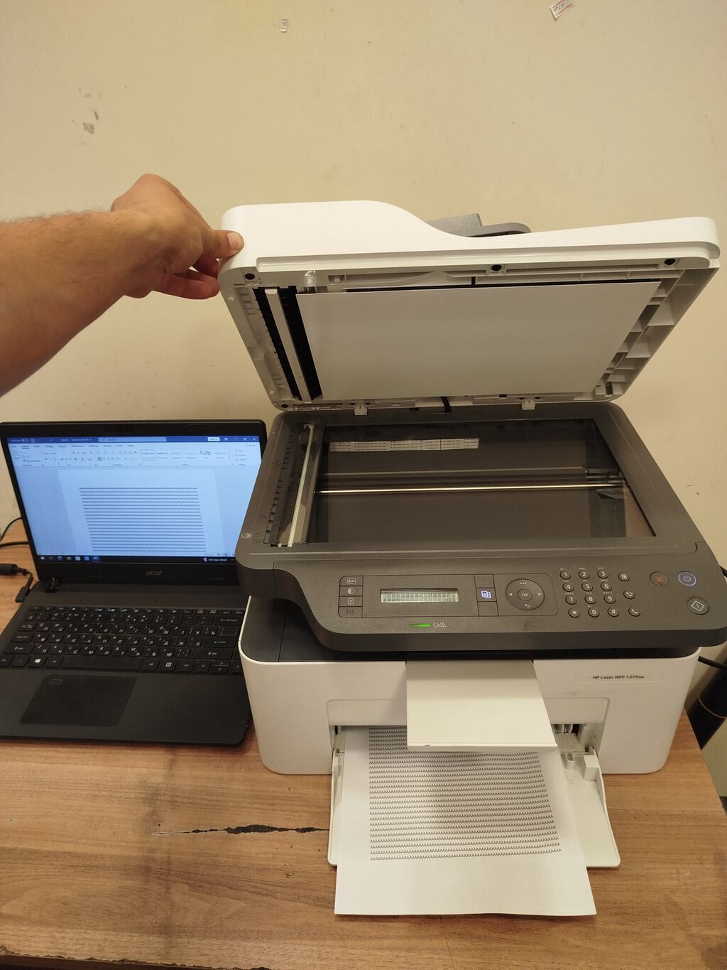 🔥 HP LaserJet Pro MFP 137fnv – İDEAL VƏZİYYƏTDƏ! 🔥 🖨️ Cəmi 2000 səhifə — Elektronika, Bakı (2)