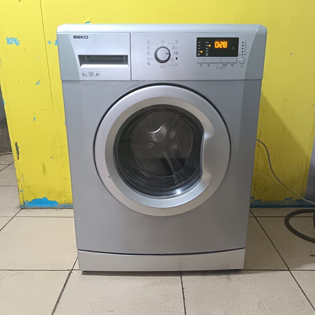 Paltaryuyan maşın Beko, 6 kq, İşlənmiş, Avtomat, Qurutma var, Kredit yoxdur, Ödənişli çatdırılma — Paltaryuyan maşınlar, Bakı (4)