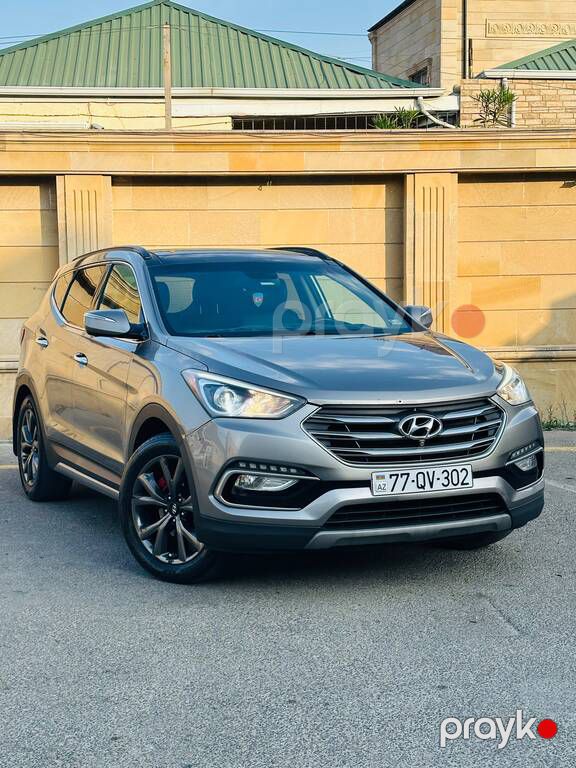 Hyundai Santa Fe, 2.0 L, 2017 il, 136 000 km — Avtomobillər, Bakı (5)