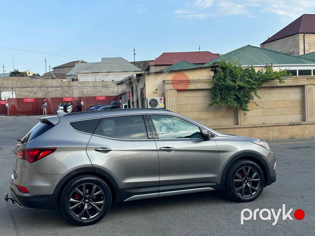 Hyundai Santa Fe, 2.0 L, 2017 il, 136 000 km — Avtomobillər, Bakı (9)