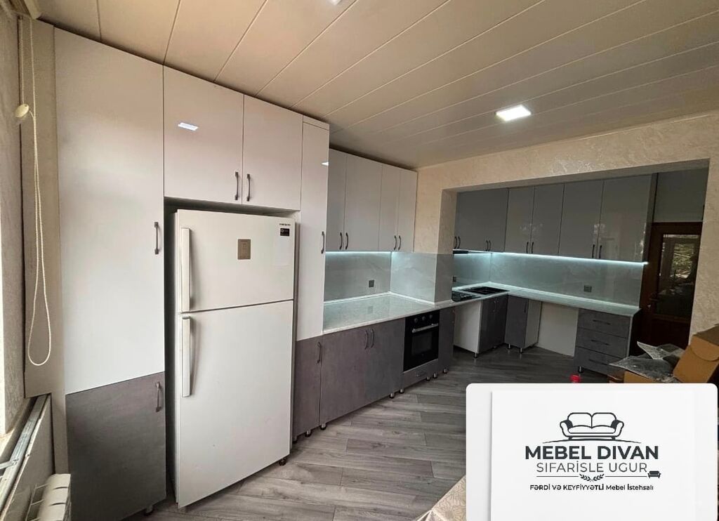 Mətbəx mebellərinin sifarişlə hazırlanması DİZAYN XİDMƏTİ PULSUZ — Mebel, Digah
