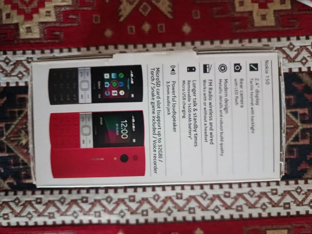 Nokia 150, < 2 GB Memory Capacity, rəng - Qara, Düyməli — Nokia, Digah (2)