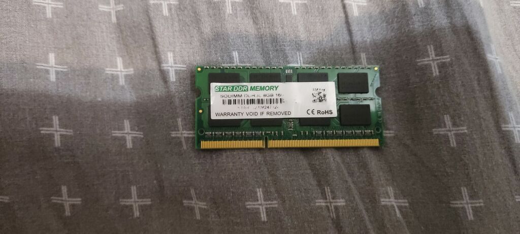Noutbuk üçün RAM Format DDR3L 1.Samsung PC3L 8GB - 30 manat 2.STAR DDR — Elektronika, Bakı (2)