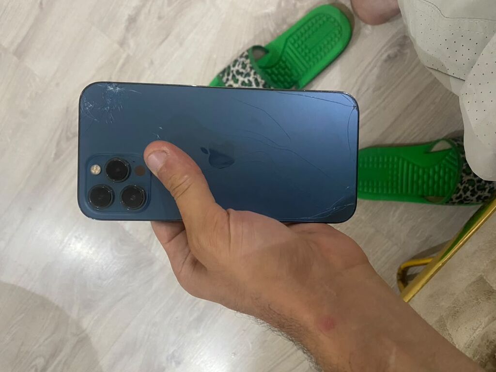 IPhone 12 Pro Max, Pacific Blue, Face ID — Apple iPhone, Bakı (4)