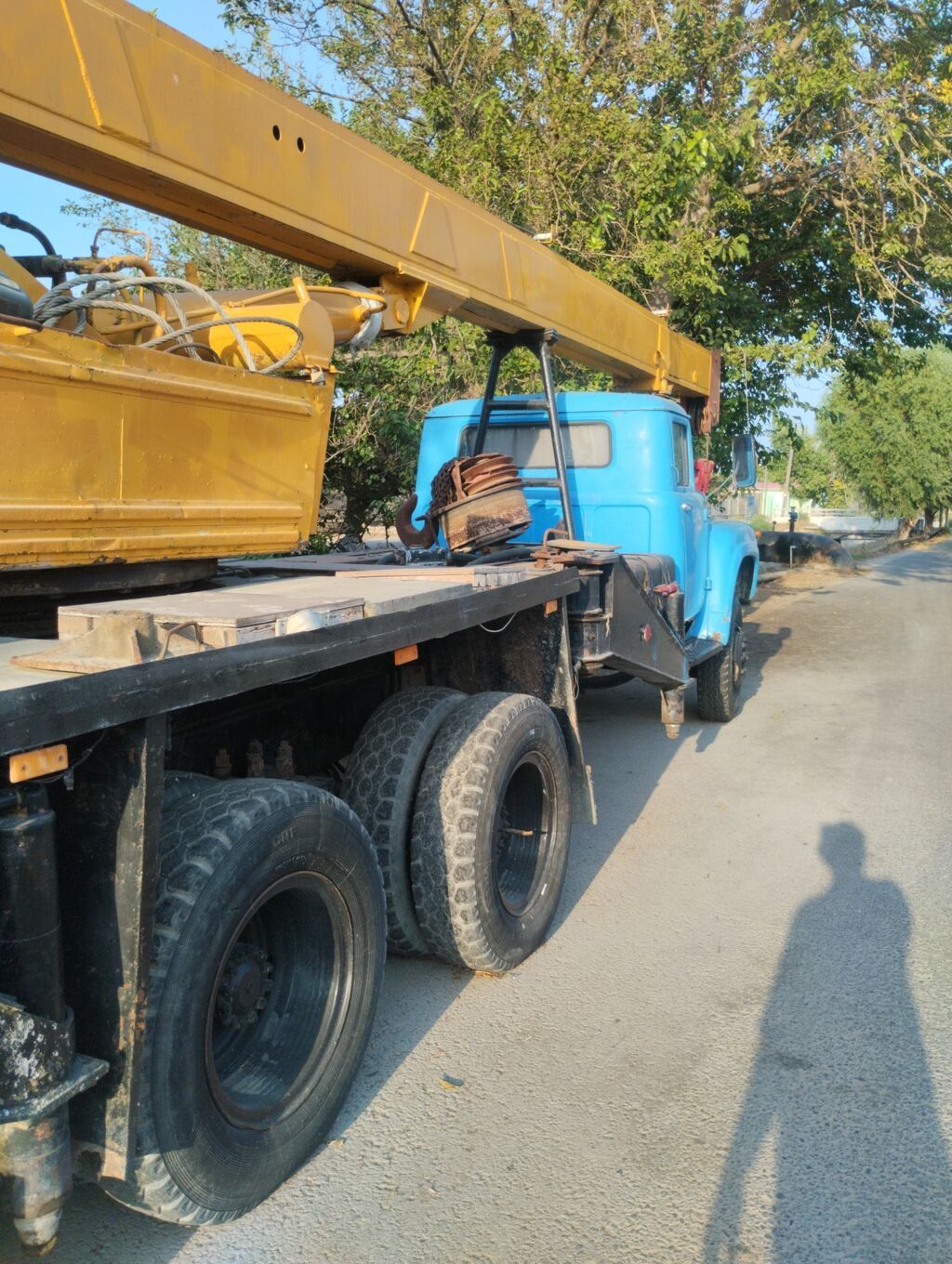 Avtokran – ZIL şassisi üzərində hidravlik oxlu qaldırıcı - Şassi: ZIL — Avto, Bakı (6)