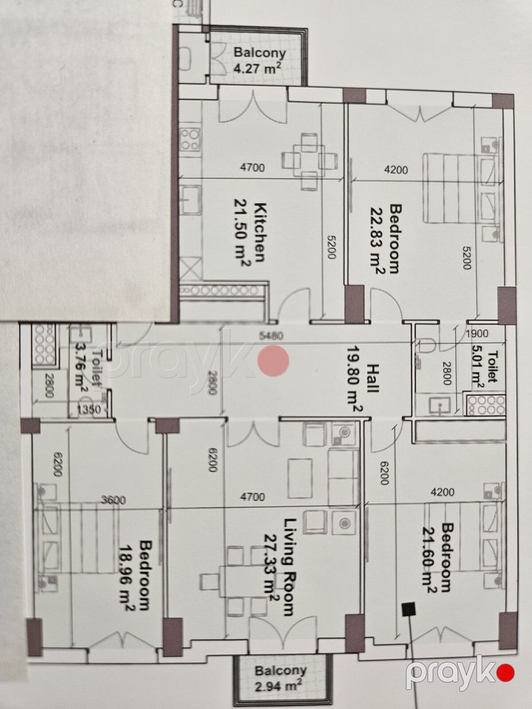 Satılır 4 otaqlı yeni tikili 152 m² — Mənzil, Bakı (8)