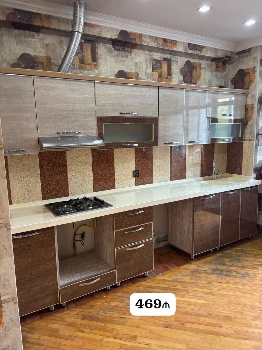 Mətbəx mebeli – Təcili satılır Ölçü: 3.55 m Komplekt: - Üst-alt — Mebel, Bakı
