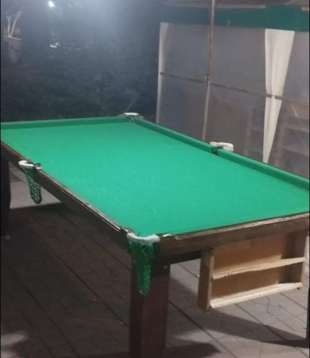 💫RR Bilyard masasi 380 azn Uzunluğu 3 eni 1.55 Uzerinde kiy daşlari — Mallar, Bakı
