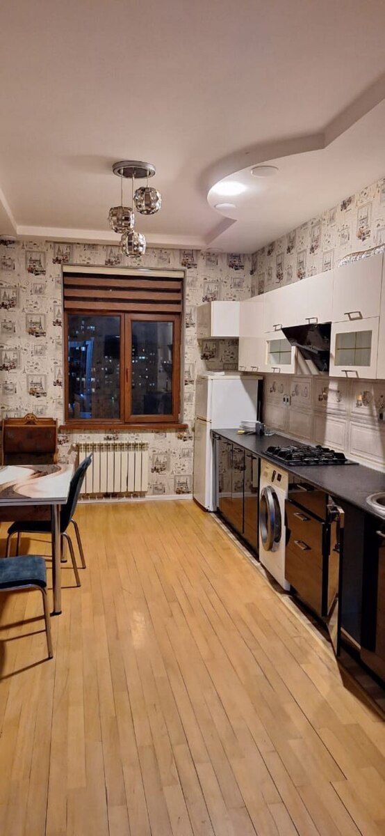 2-otaqlı yeni tikili kirayə verilir, İnşaatçilar m., 90 m² — Mənzil, Bakı (4)