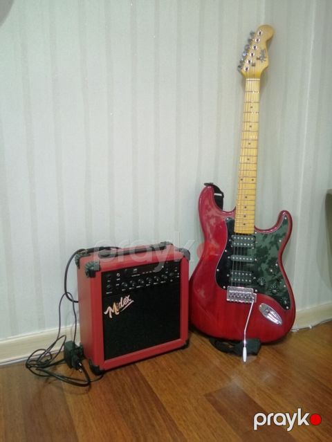 Elektron gitara, 6 sim, İşlənmiş