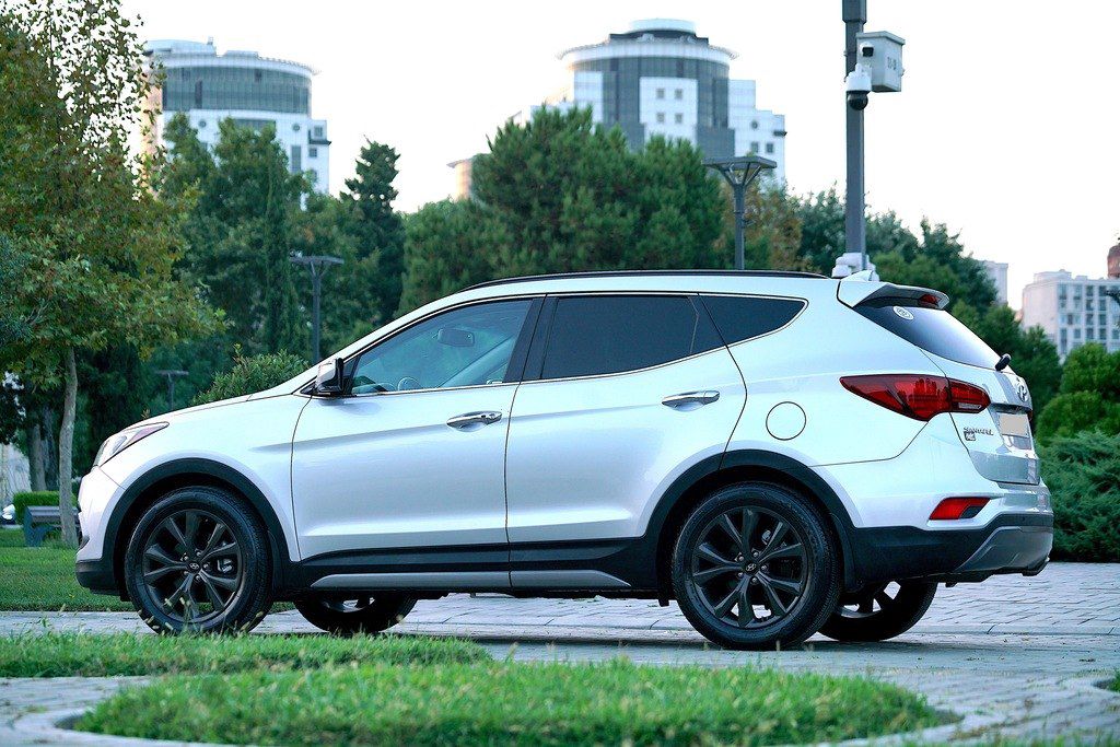 Hyundai Santa Fe, 2.0 L, 2017 il, 65 000 km — Avtomobillər, Bakı (4)