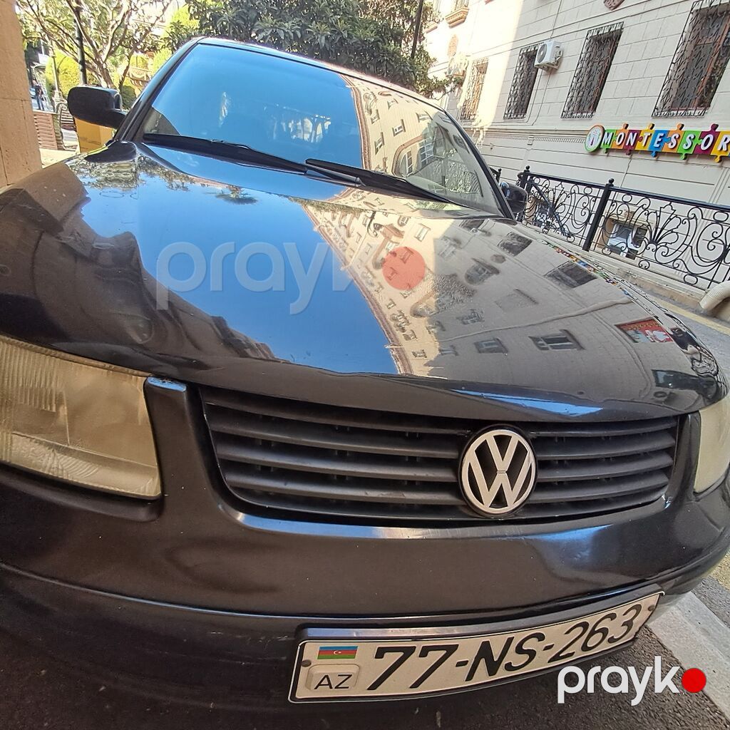 Volkswagen Passat B5, sedan kuzov, qara rəng. Mator yeni dəyişilib — Avto, Bakı (5)
