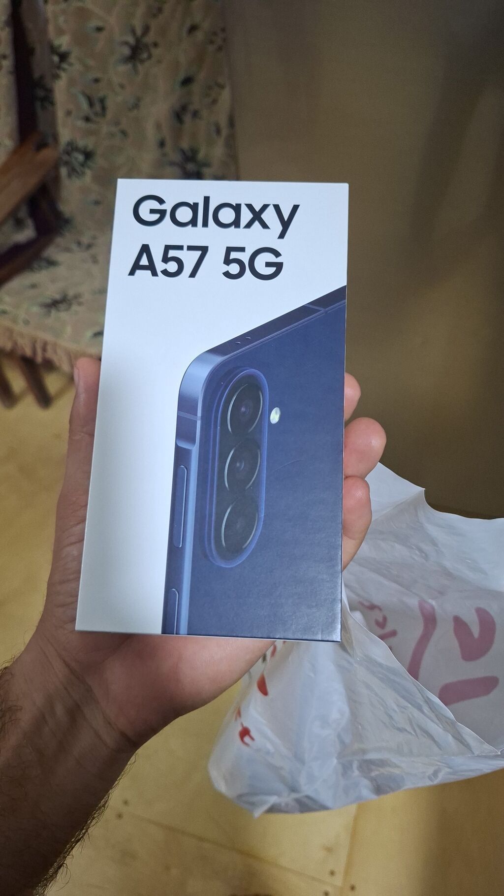 Samsung Galaxy A56 5G, 256 GB, rəng - Mavi, İki sim kartlı — Samsung, Qax