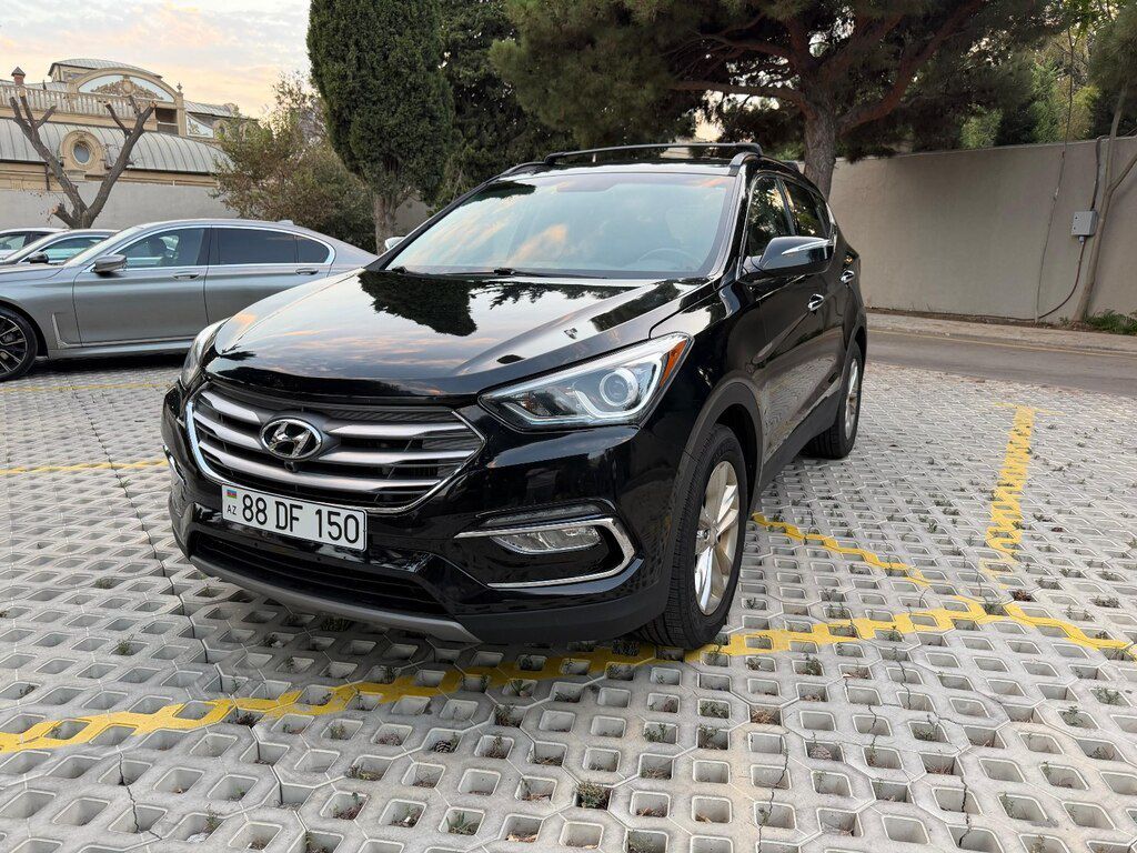 Hyundai Santa Fe, 2.0 L, 2017 il, 94 150 km — Avtomobillər, Bakı (2)