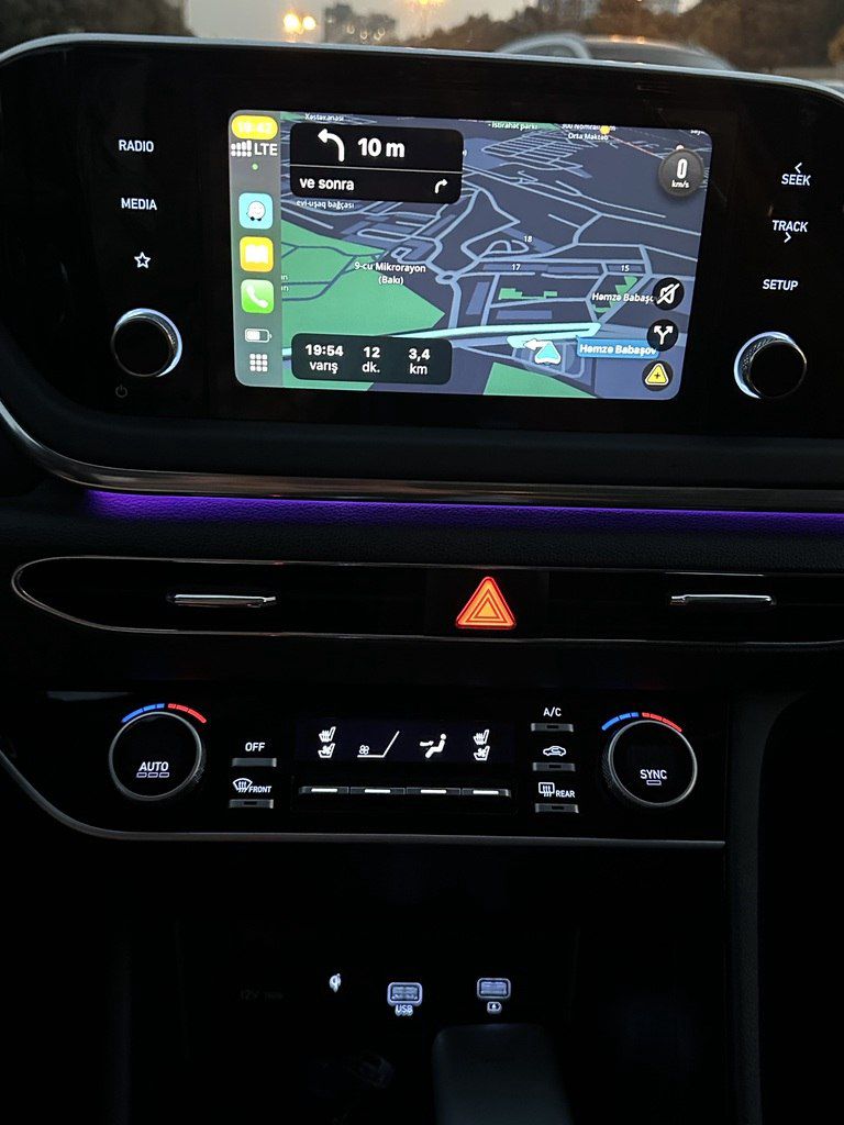 Hyundai Sonata, 2.0 L, 2023 il, 51 000 km — Avtomobillər, Bakı (7)