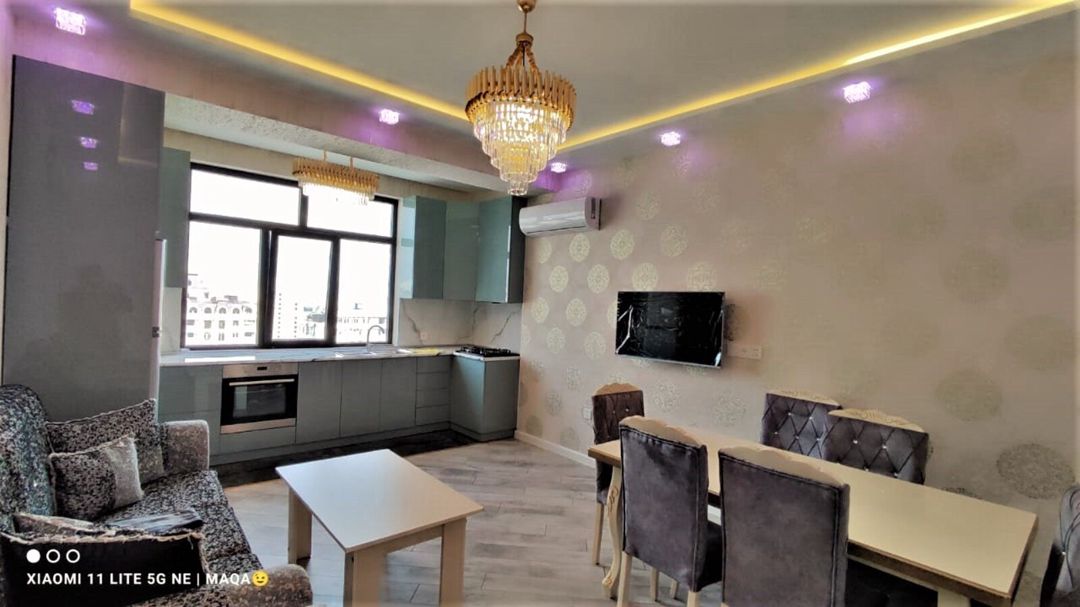 İcarəyə verilir 3 otaqlı yeni tikili 90 m² — Mənzil, Bakı (5)