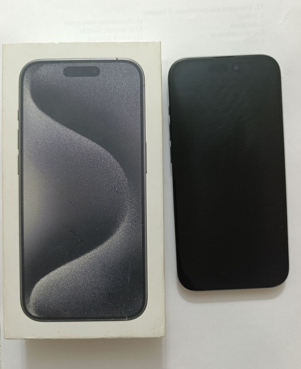 IPhone 15 Pro, 128 GB, Black Titanium, Face ID — Apple iPhone, Bakı (2)